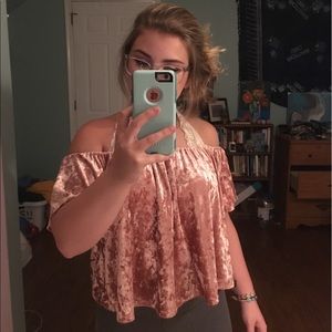 FOREVER 21 OFF THE SHOULDER BARELY WORN